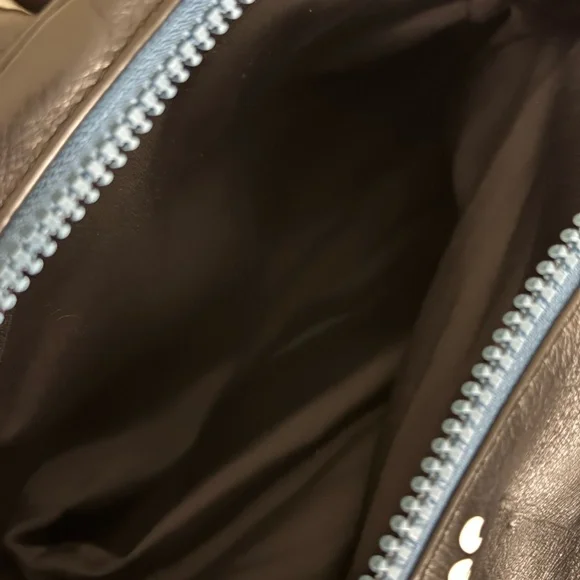 DISNEY X COACH Spooky Eyes Dark Fairytale Leather Backpack | Black & Blue - Picture 10 of 13